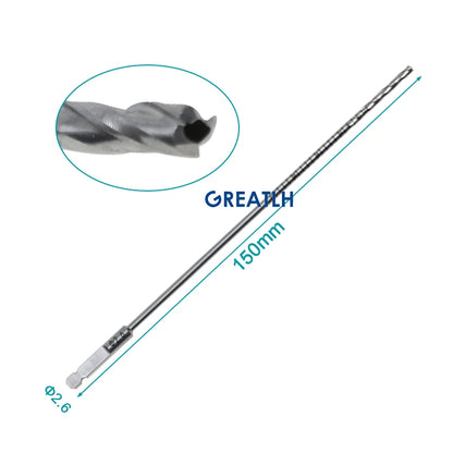 Orthopedic Surgery AO Quick Fit Drill Bits Veterinary Pets Surgical Instruments Medical Supplies and Equipment Stainless Steel