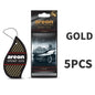 Areon Sport Lux gold Hanging Car Air Freshener Long-Lasting Odor Eliminator for Home Premium Carbon Fiber Design Auto Perfume