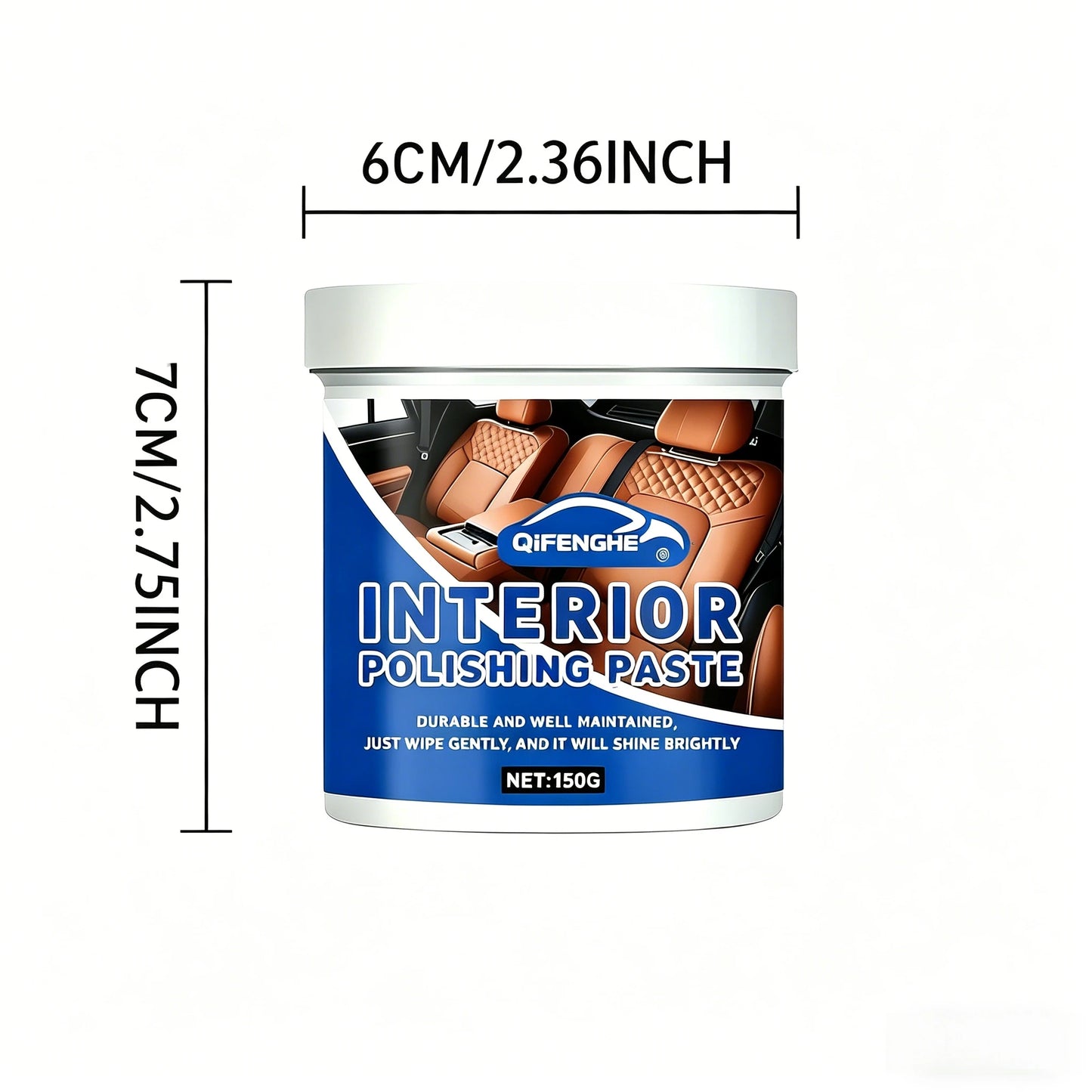 All-Purpose Auto Interior Polish, Enhance Gloss & Maintain Leather Seats Easily