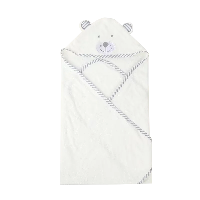 Baby Bath Towel Boy Girl Baby Towel Newborn With Hood Cartoon Coral Fleece Infant Towel Blanket Newborn Baby Bathrobe Infan