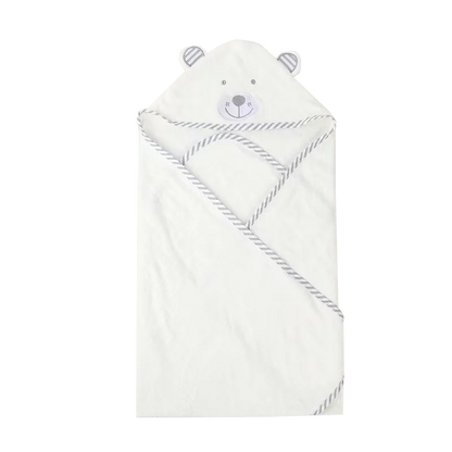 Baby Bath Towel Boy Girl Baby Towel Newborn With Hood Cartoon Coral Fleece Infant Towel Blanket Newborn Baby Bathrobe Infan