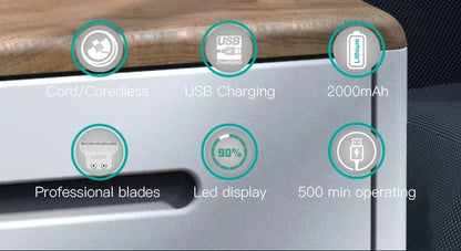 VGR Hair Cutting Electric Hair Clipper Beard Hair Trimmer Haircut Machine Professional Cordless Barber Trimmer for Men V-937