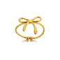 Cute Butterfly Rings For Women Gold Color Stainless Steel Geometric Opening Butterfly Ring Aesthetic Wedding Christmas Jewelry