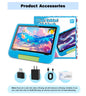 Kids Tablet, 10.1-inch Children 2025 Android 15 Tablets with Eye Protection Screen, 8GB(4+4GB) RAM 64GB Storage, 5000mAh Battery