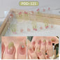 1PC Gel Nail Sticker Patch Slider Flower Gradient Color Back Glue Full Cover Waterproof Gel Nail Sticker UV Lamp Curing Manicur