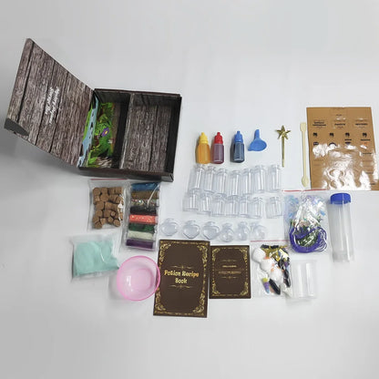 DIY Magic Potion Bottle Craft Kit, Halloween Witch Costume Accessory, Party Decor & Family Activity Set