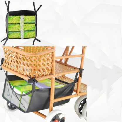 Baby Stroller Basket Storage Portable Pram Newborn Stroller Basket Useful Basket Stroller Accessories