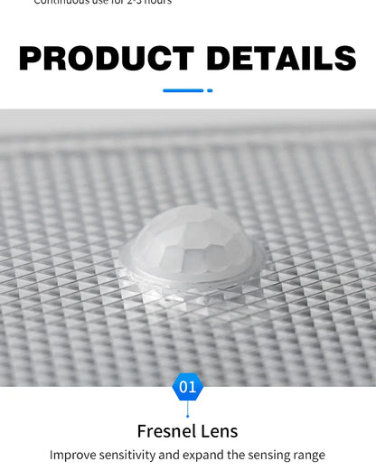 Motion Sensor Led Light 650mAH USB Rechargeable Automatic Induction Sensing Light Wireless Foot Lamp for Car Trunk Door