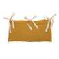 Baby Crib Storage Bag Cotton Double Pouch Newborn Bed Headboard Organizer for Kids Baby Bedding Diaper Toys Bag