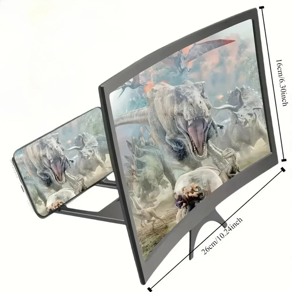 Mobile Phone Screen Protect Eyes HD Magnifier Movie Video Amplifier Holder Enlarger Screen Smart Phone Magnifying Curved Screen