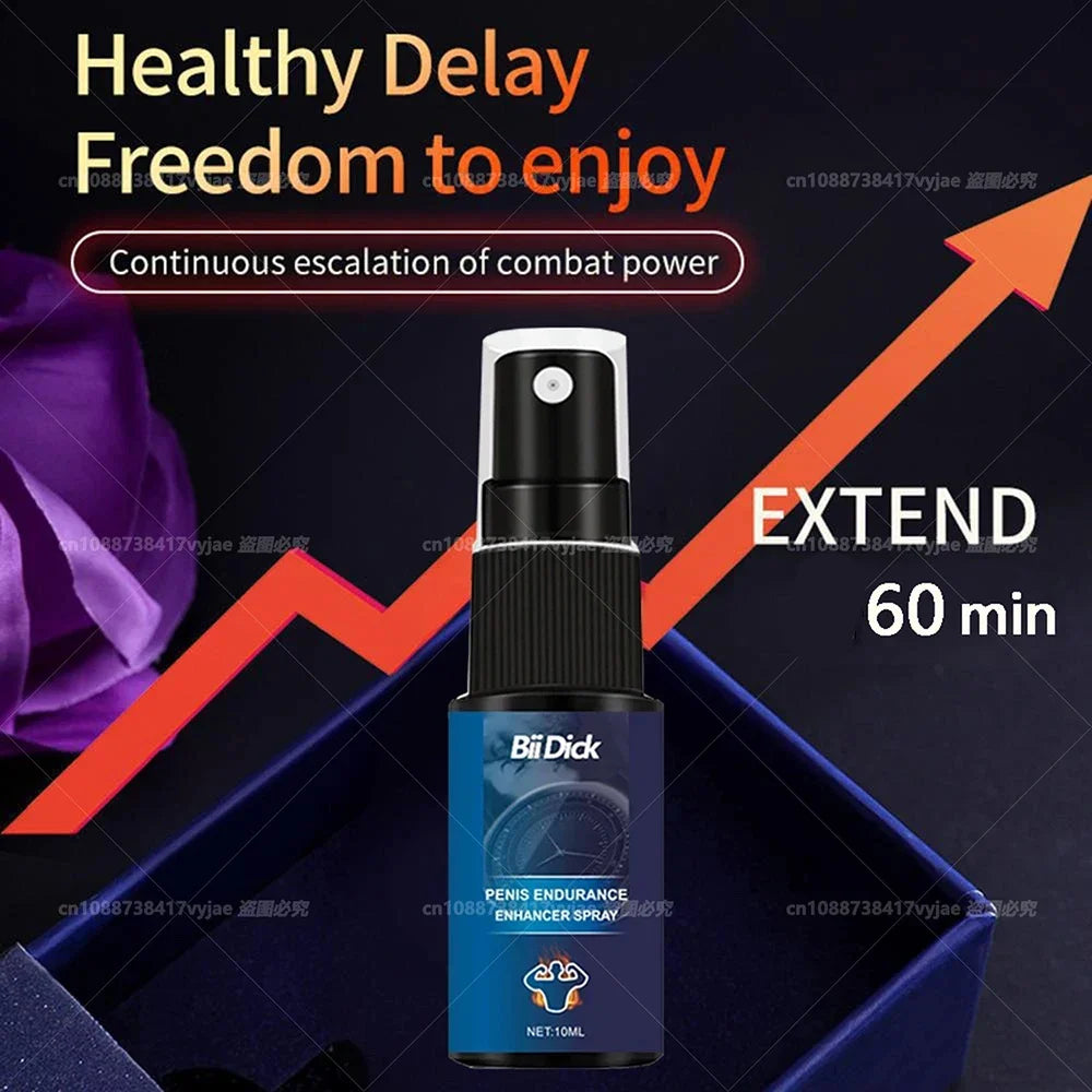 Men's delay spray without side effects