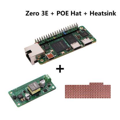 Radxa ZERO 3E Development Board RK3566 4-core CPU , GPU, NPU, HDMI with 1080P Output,  Gigabit Ethernet Kit Optional