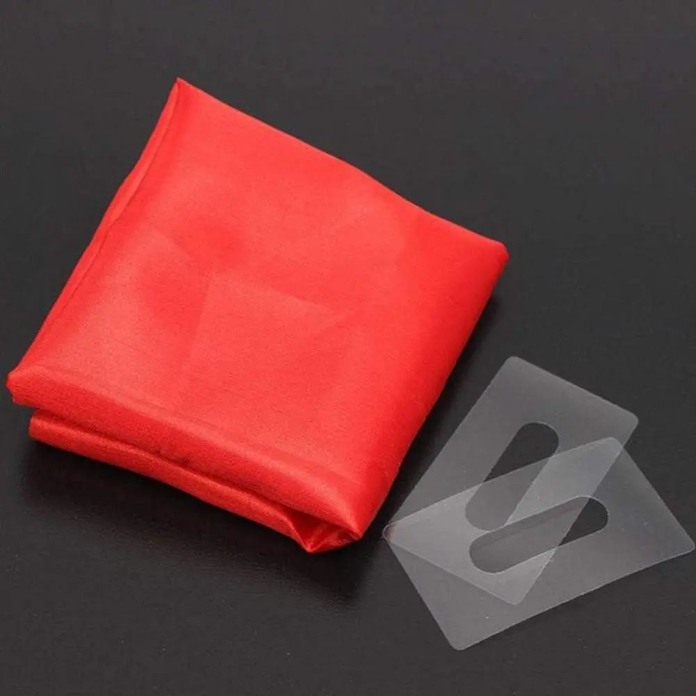 Silk Through Phone Magic Trick Toy Magic Performance Prop Close Up Magic Show Illusion Gimmick Magician Gift for Kid Adult Party
