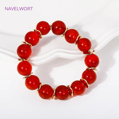 Jewelry Making Beads,18K Gold Plated Wave Thin Spacer Beads,Brass Round Thin Beads DIY Bracelet Necklace Making Accessories
