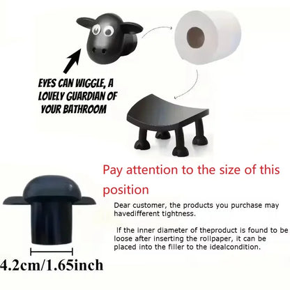 Fun Dog Raccoon Sheep Toilet Paper Holder Home Decor Bathroom Accessory Storage For Toilets Bathrooms Kitchens Living Rooms