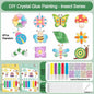 DIY Crystal Gel Painting Kit Craft Handmade Toy Children Graffiti Coloring Gift Fairy Tale & Animal Themes Educational Art Kits