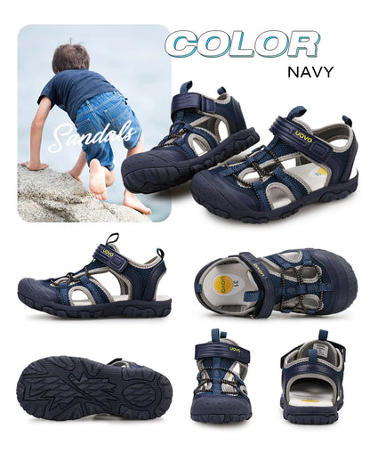 New Arrival Children Footwear Closed Toe Sandals For Little And Big Sport Kids Summer Shoes Eur Size #25-35