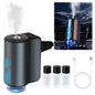 Intelligent Air Freshener,Rechargeable Car Aromatherapy With 3 Levels Adjustable Smart Diffuser Package With Essential Oil