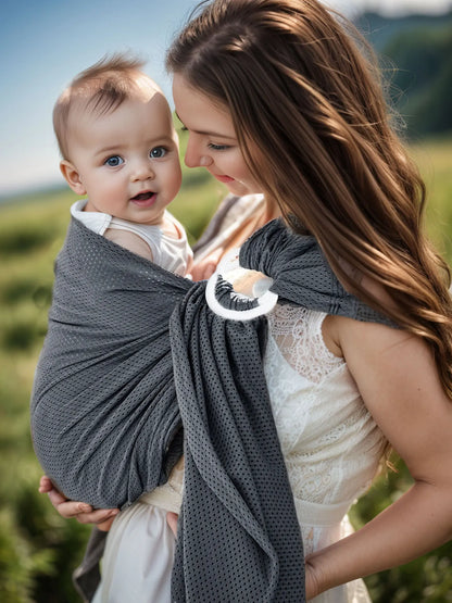 Ergonomic Sears Double-Ring Baby Carrier Adjustable Front-Facing Mesh Breathable Child Outing Backpacker Infant Carrier Straps