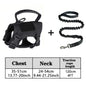 Tactical Cat Dog Harness Leash For Working Adjustable Pet Vest Harness Soft Mesh Training Puppy Straps with Handle For Large Cat