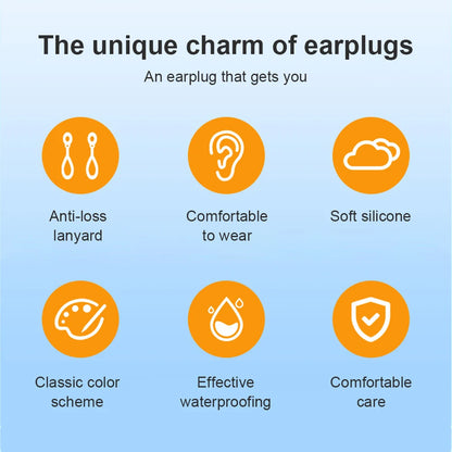 Swim Ear Plugs Silicone Waterproof Anti-noise Pool Accessories Swimming Earplugs Water Sports Swim Swimming Ear Plugs