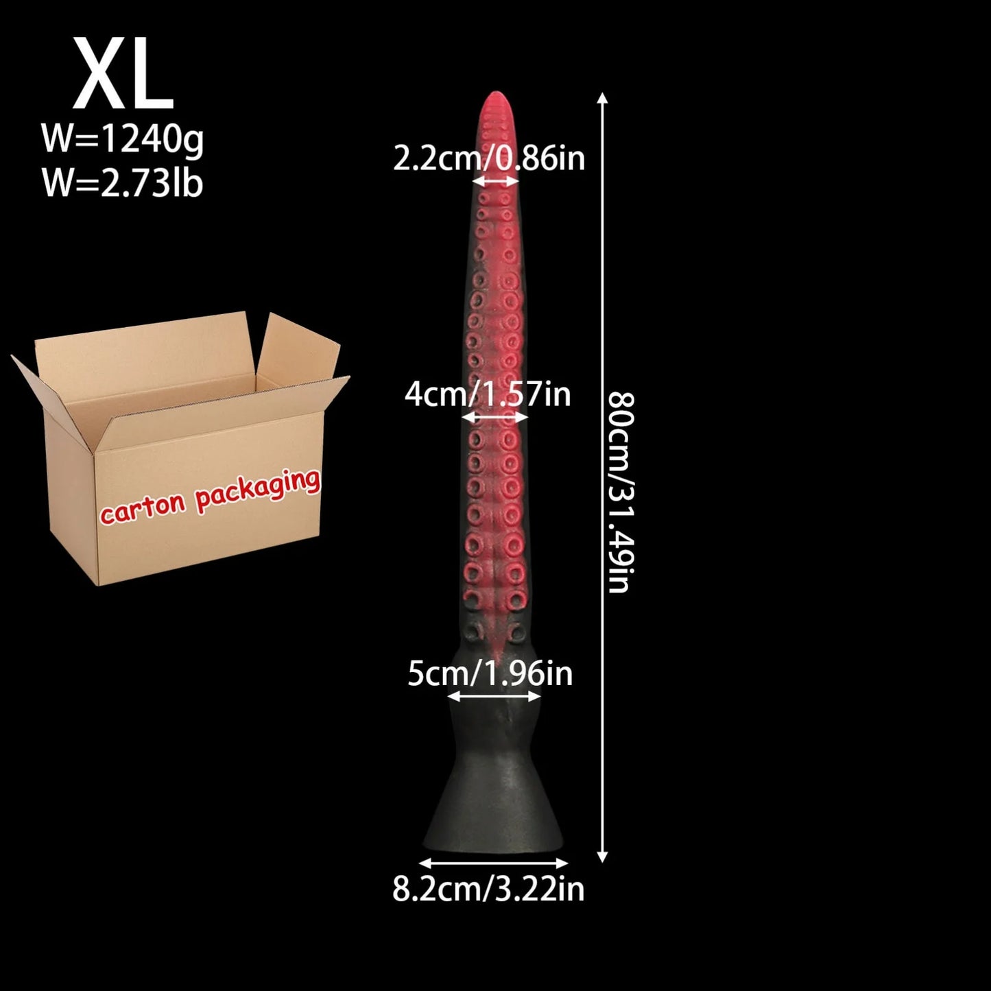 50-100cm Super Long Anal Whip Octopus Anal Plug Silicone Suction Cup Bdsm Buttplug Dilatdor Anal Xxl Sex Toys Women Men Sex Shop