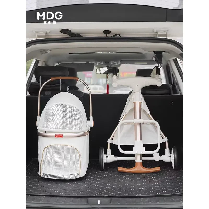 Pet Stroller Portable Folding Travel Dog Trolley Pet Stroller Factory Wholesale