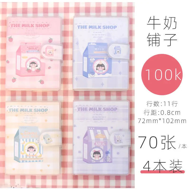 Kawaii Mini Portable Notebook Small Notepad For Daily Notes School Office Stationery Convenient To Carry Cute