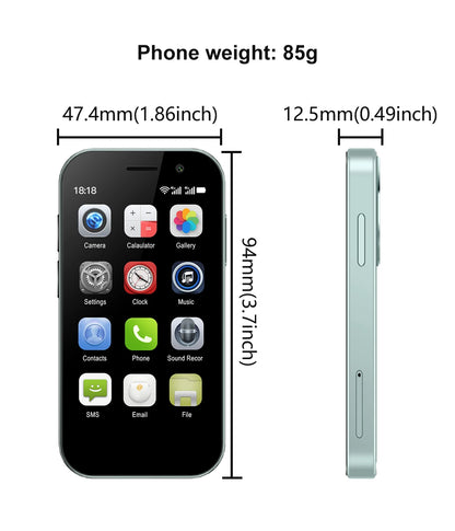 SERVO KING9000 4G LTE Mini Smartphone Android System RAM 2GB ROM 16GB Google Play WhatsAPP Hotspot 2 SIM Pocket Small Cellphones