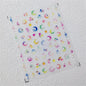 1pcs 5D Kawaii Jelly Nail Art Stickers Cute Jellyfish Self Adhesive Nail Art Decorations Stickers DIY Cartoon Manicure Decals