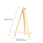 Wooden Easel For Painting,20cm 24cm 30cm 40cm 50cm Height Folding Desktop Display Triangle Bracket,Art Supplies,1 Piece HJ-02