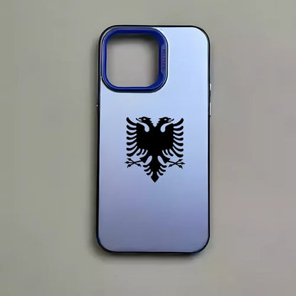 Albanian Flag Phone Case For iPhone 17 Air 16 e 15 14 13 12 11 Pro Max Plus Mini SE 2020 2022 Shockproof Bumper