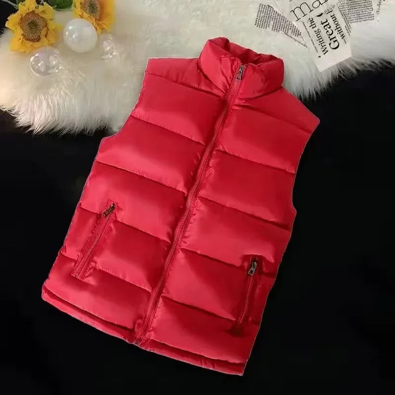 2026 Autumn Winter Men's Thicked Golden Velvet Warm Vest Fashion Solid Sleeveless Zipper Hooded Jacket Fake Fur Couple Waistcoat