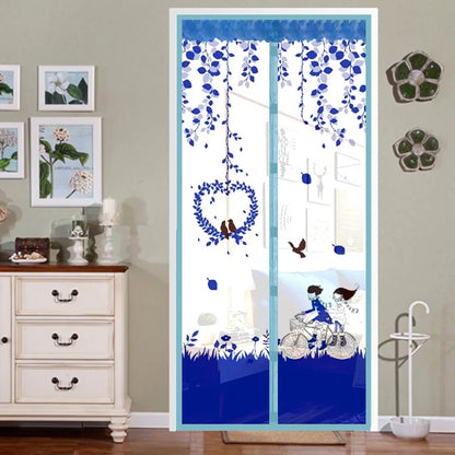 Mesh Door Curtain Magnetic Curtains Hands-free Anti Mosquito Insect Fly Bug Curtain Net Automatic Closing Window Screen Kitchen