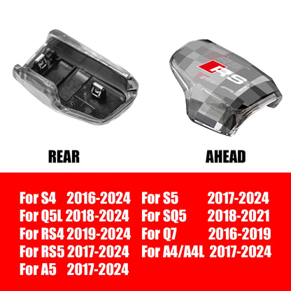Car Crystal Gear Head Shift Head Transmission Handle Cover For Audi S4 S5 Q5l Sq5 Rs4 Q7 Rs5 A5 Rs7 A6 Rs6 Sq8 A4/a4l Sline RS