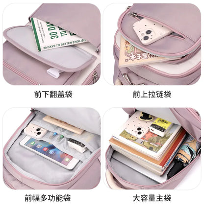 Waterproof Girls Backpacks Children School Bags for Teenagers Fashion Travel Backpacks Printing Child Schoolbags Satchel Mochila