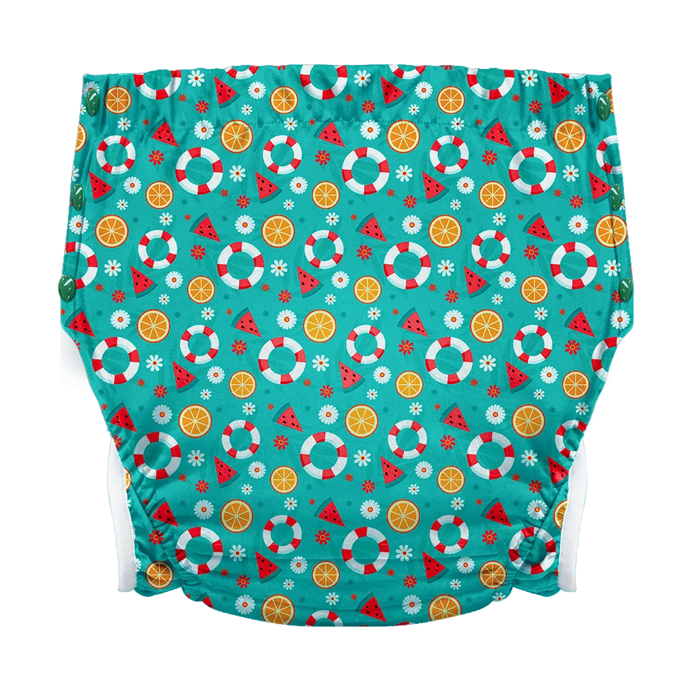 Breathable Adult Cloth Diaper Waterproof Old Man's Diaper Pants Reusable Diapers Trouser Pocket Anti-leak Breathable Nappy Pads
