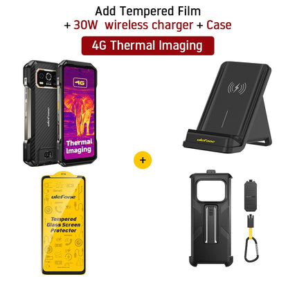 Ulefone Armor 27T 4G 10600mAh Rugged Phone Android 15 Smartphone 24GB +256GB  6.78"FHD+ 120Hz 64MP Night Vision Camera NFC