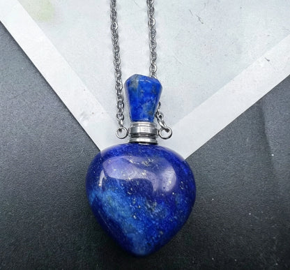 S17 Heart Crystal Pet Cremation Urn Necklace Keepsake Pendant Hold Pet Hair Ashes Memorials Jewelry For Dog Cat Remembrance Gift