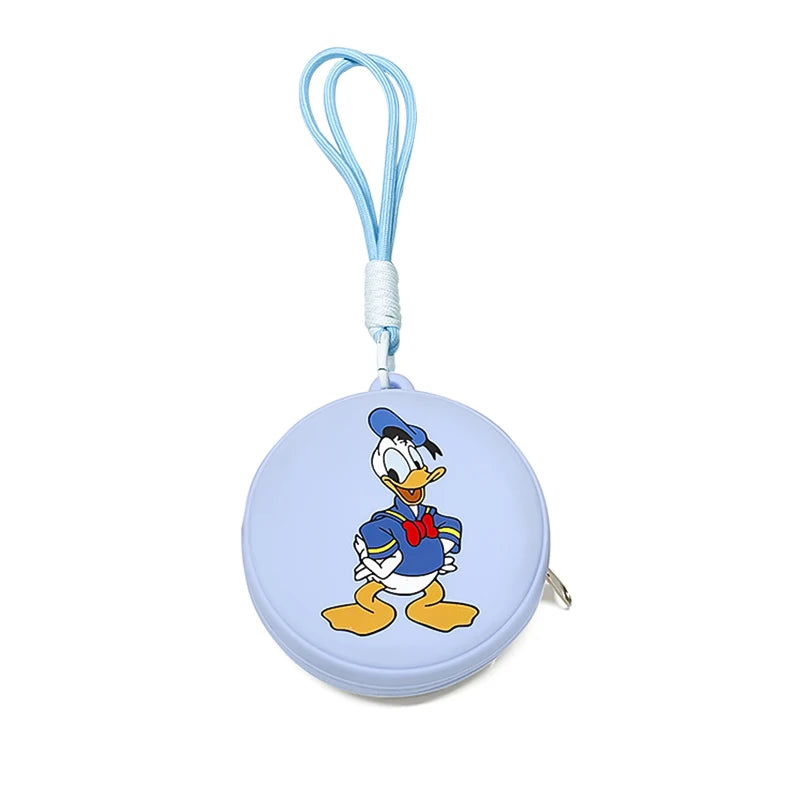 Cartoon Silicone Nipple Storage Bag  Kids Pacifier Holder Portable Silicone  Food-Grade Pendant DIY Accessories Baby Toy Gift