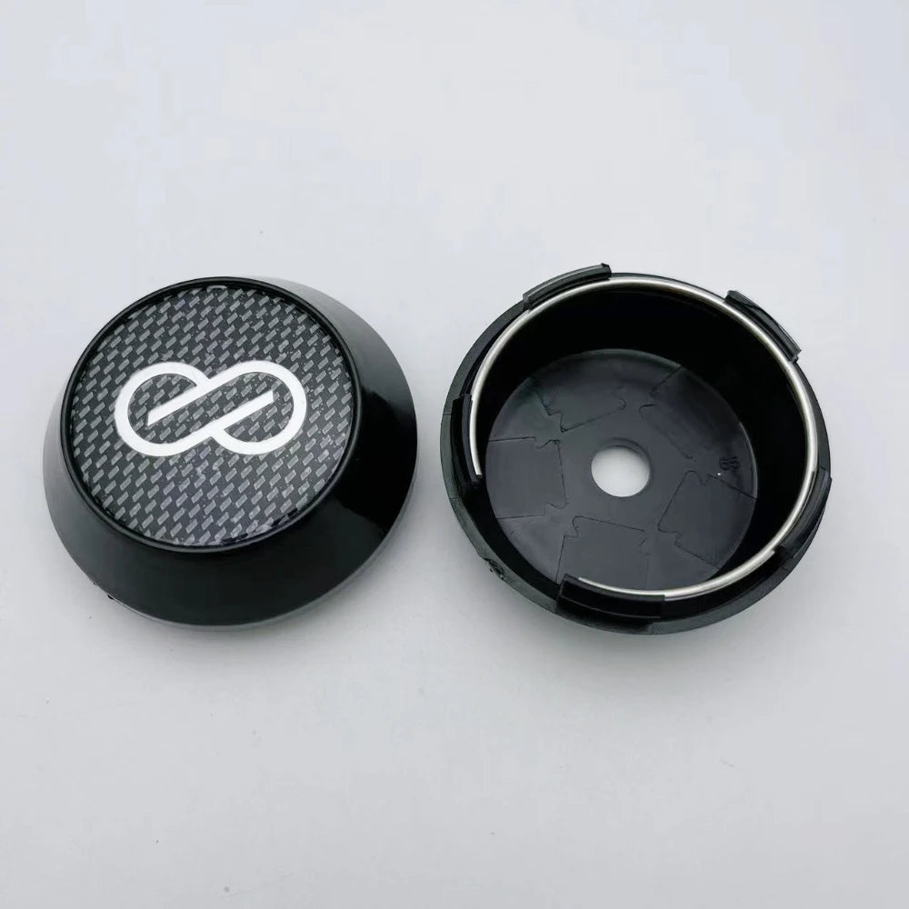 4pcs 60mm 64mm 65mm 68mm 69mm  Car Wheel Center Caps With Enkei Logo Emblem Car Accessories for Wheel Hubcaps Hub Cover High Cap