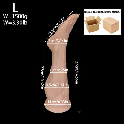 5 Sizes Huge Anal Plug Thick Arm Buttplug Silicone Suction Cup Veins Texture Palm Dildo Adult Sex Toy For Women Gay Masturbation