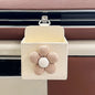 Cute Cartoon Car Outlet Air Vent Trash Box for Auto Mobile Phone Holder Pouch Organizer Auto Styling Flower Hanging Storage Bag