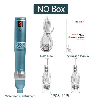 Ultima Dr.imp Pen Wireless Derma Rolling Dermapen Microneedling Cartridge Mesotherapy Auto Micro Needles Exfoliate Shrink Pores