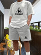 Men's Two-piece Sportswear Short Sleeved T-shirt and Pants Set Running and Fitness Sportswear 2026 Summer Big Discount