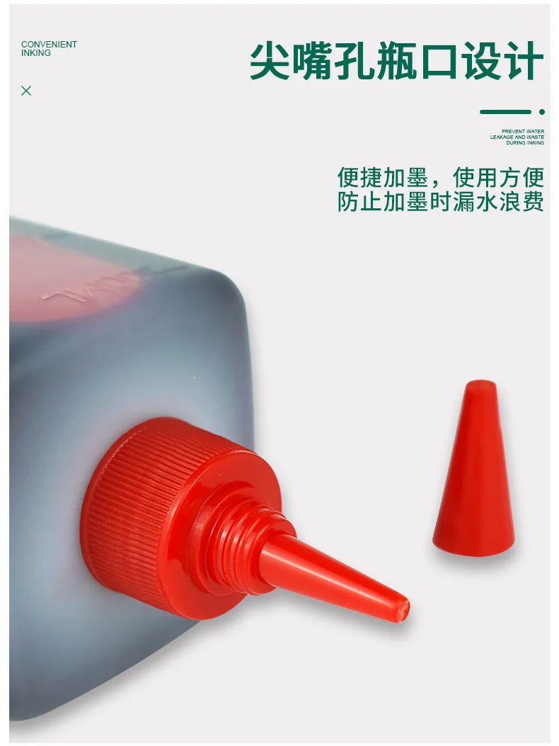 1 Box 500ml Permanent Marker Ink,Oily,Quick-Drying,Waterproof And Non-Fading,Non-Erasable 3 Colors Marker Ink Filler Liquid