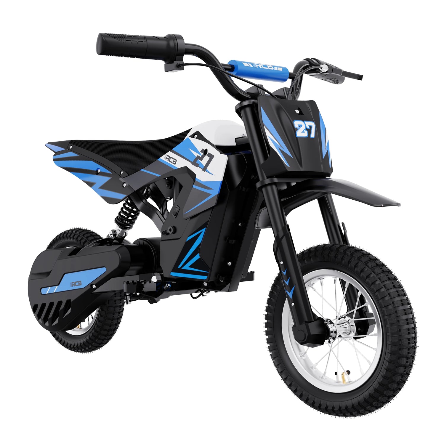 RCB KIDS R9X electric Motorbike child 300W, 36V 5.2Ah,15,5 MPH, 9,3 miles. Secure vehicle, perfect gift for children 3-12