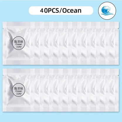 50/40/30/20/10pcs Car Air Freshener Supplement 7 Pcs/Lot Solid Car Perfume Car Air Conditioner Vent Auto Ocean Refill Air Outle