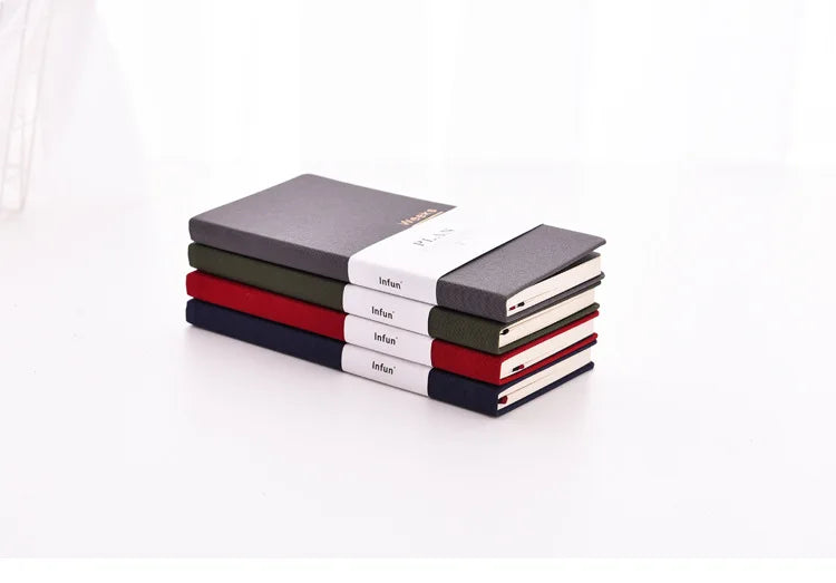 Undated Weekly Fabric A6 Journal - Portable Pocket-Sized Planner for Notes, Goals & Daily Flow Linen Weeks Planning System