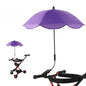 Universal Sun Umbrella for Baby Stroller UV Protection Pram Umbrella 360° Adjustable Rainproof and Windproof Sunshade Parasol